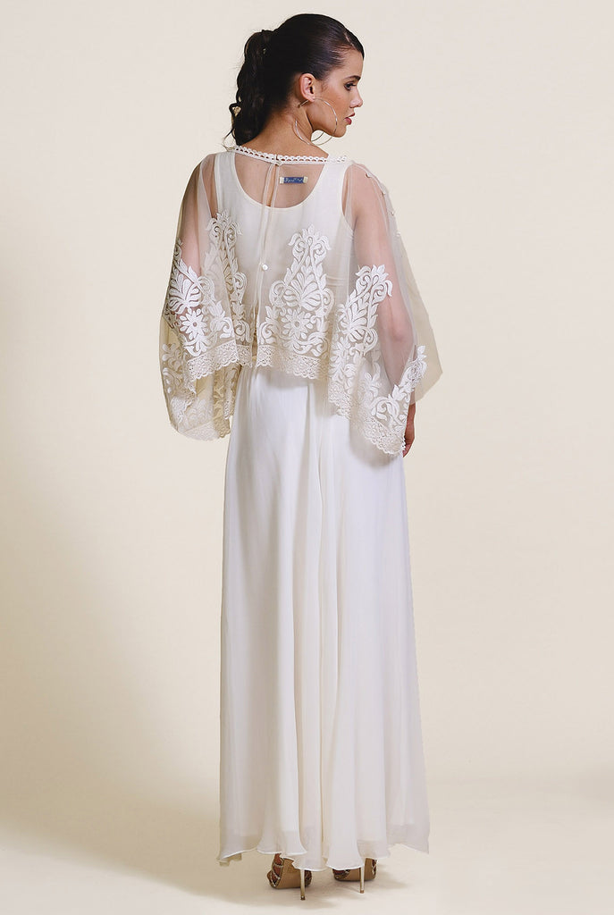 VINTAGE-FLOWY WHITE