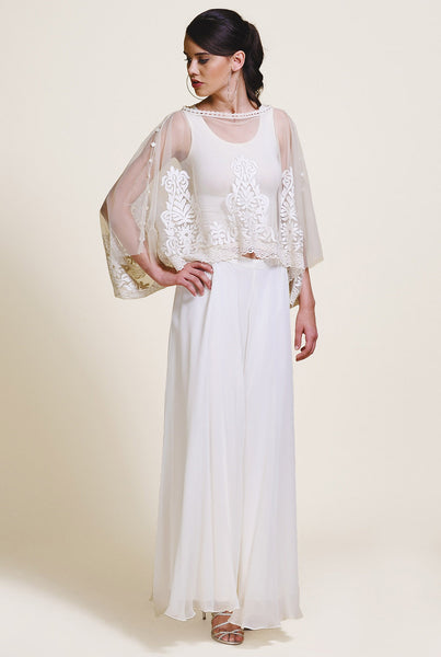 VINTAGE-FLOWY WHITE
