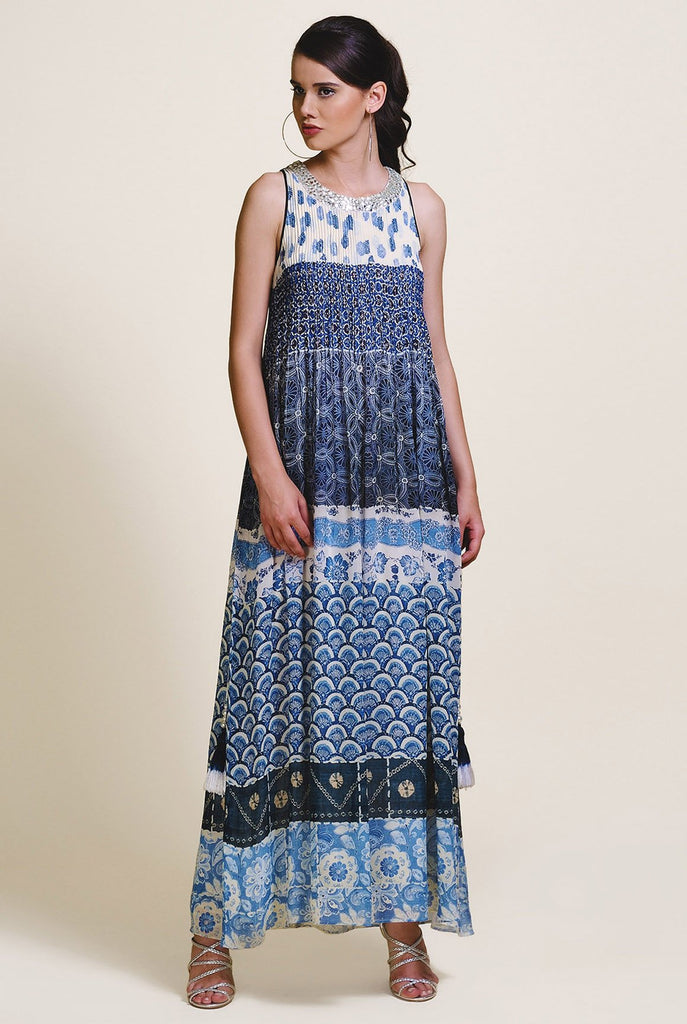 ILA-INDIGO -DRESS