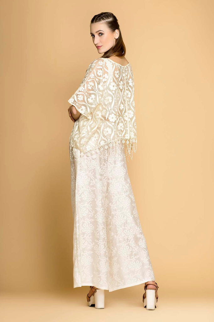 CARNIVAL-FEZ CROP KIMONO