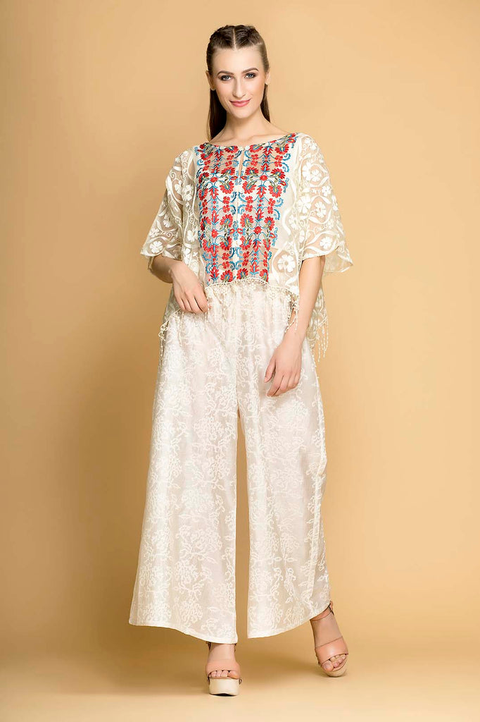 CARNIVAL-FEZ CROP KIMONO